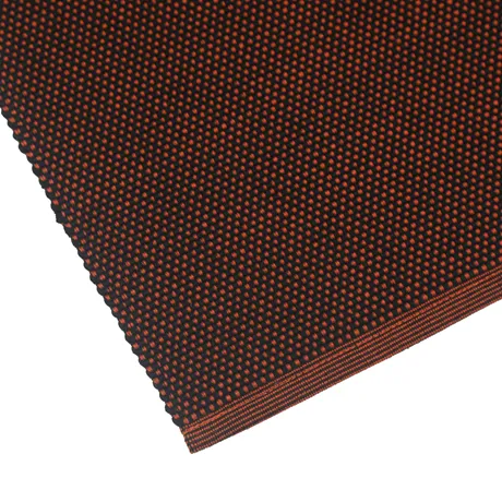 Recycled Placemat 2-pack Kalle, Rust/Black