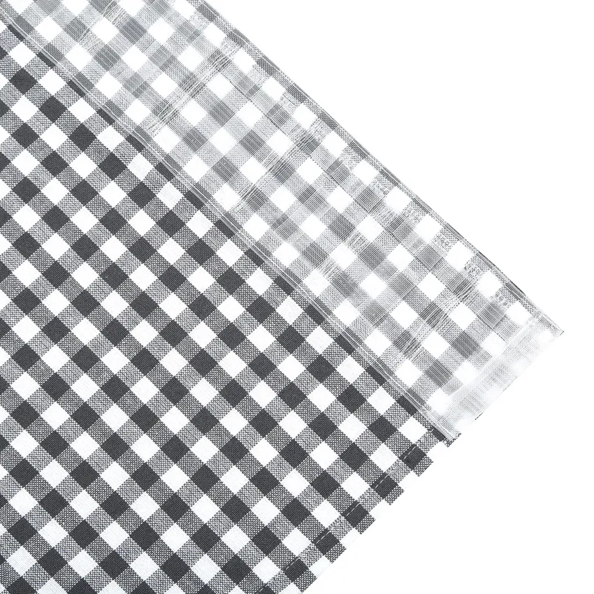 Recycled Curtain Valance Bella, Dark Grey/White