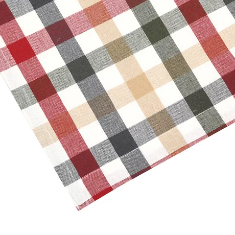 Recycled Apron Ruth, Dark Red/Olive Green/Dark Grey