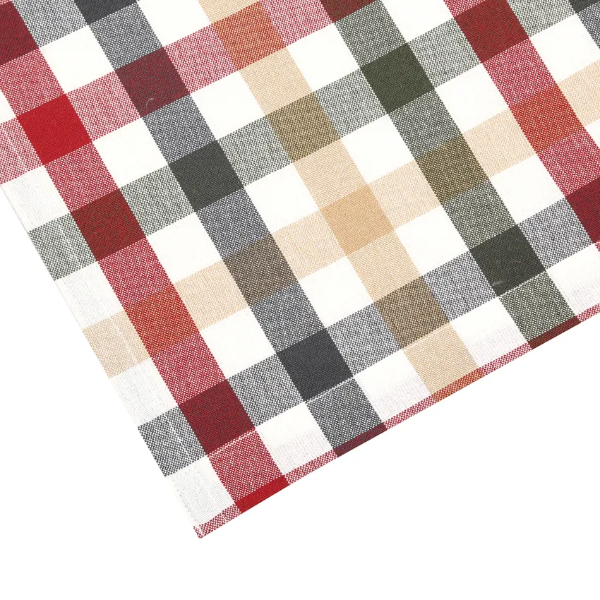 Recycled Apron Ruth, Dark Red/Olive Green/Dark Grey