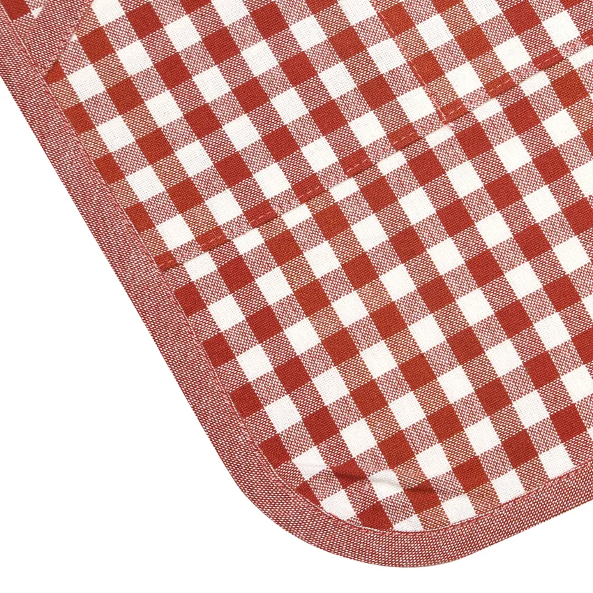 Recycled Childen's Apron Bella, Rust/Beige