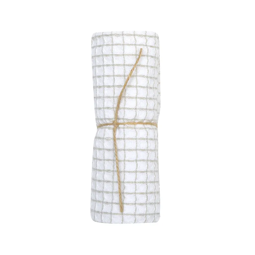 Recycled Tea Towel Freddy, White/Linen