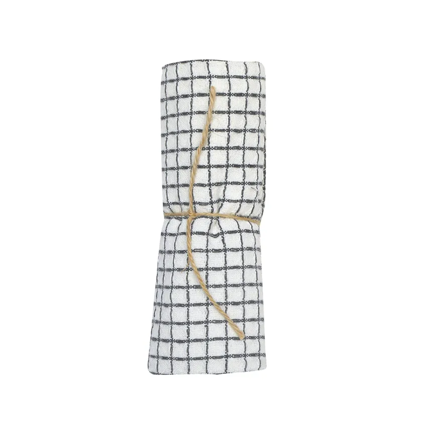 Recycled Tea Towel Freddy, Beige/Dark Grey 
