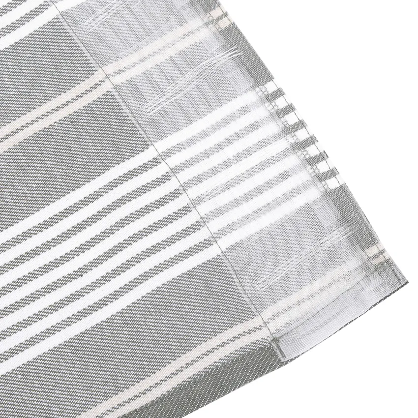 Recycled Curtain Panel 2-pack Hampus, Olive Green/Linen