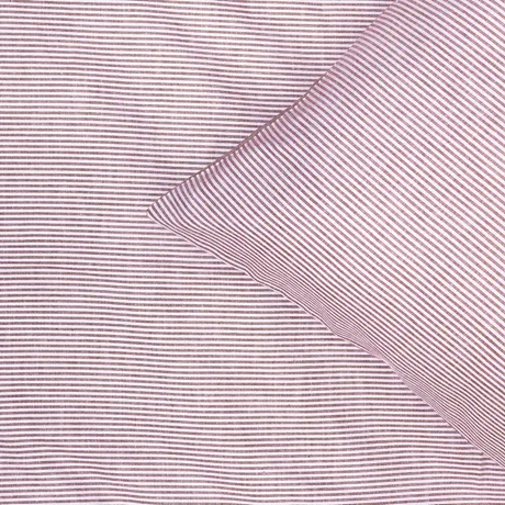 Duvet Cover Set 2-parts Runmarö, Burgundy/White