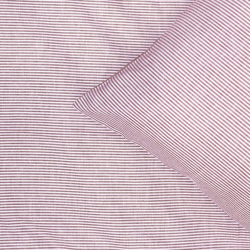 Duvet Cover Set 2-parts Runmarö, Burgundy/White