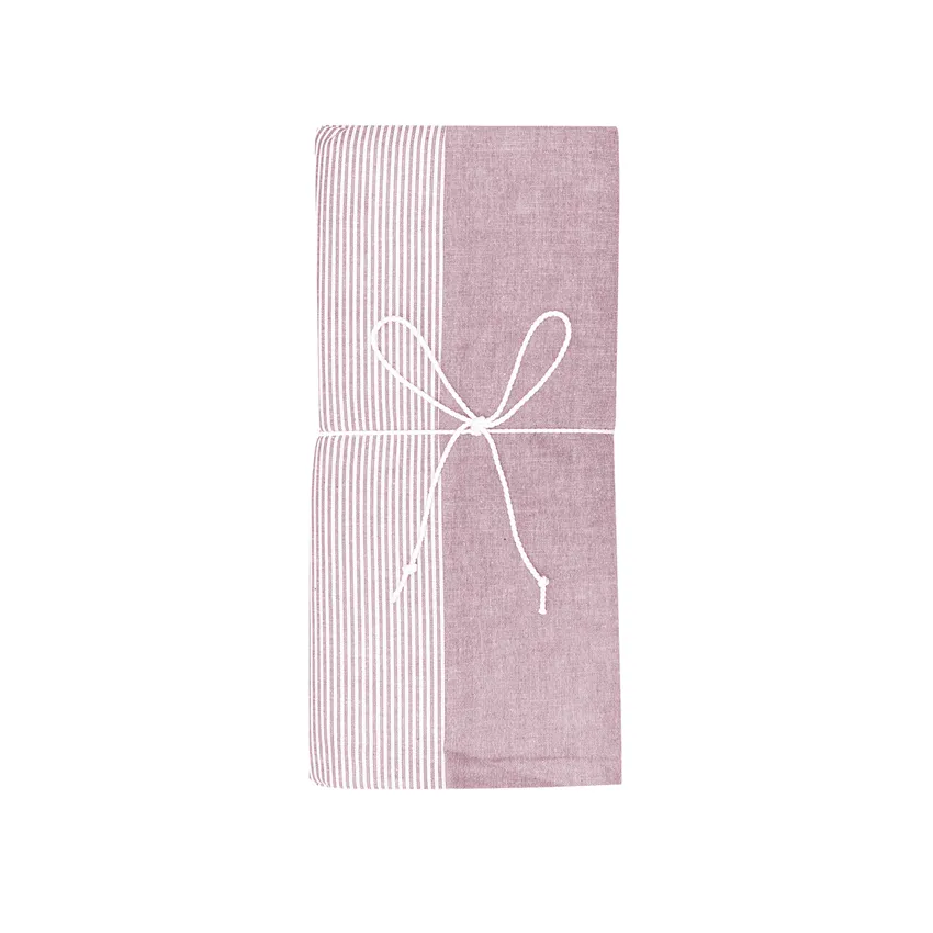 Duvet Cover Set 2-parts Runmarö, Burgundy/White