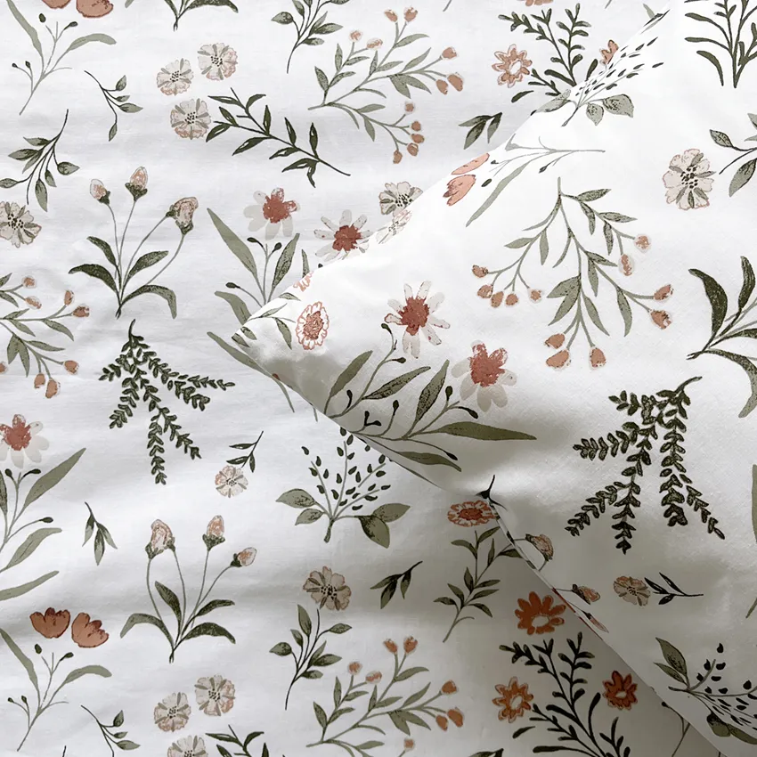 Duvet Cover Set 2-parts Juliana, Orange/Green