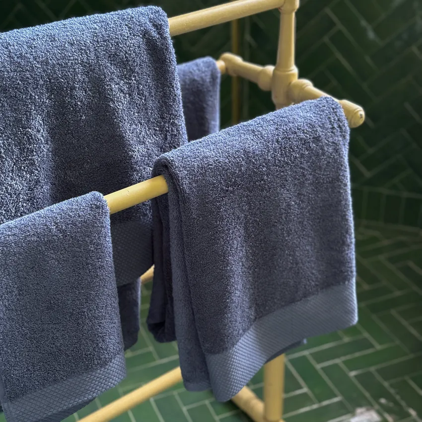 Hand Towel Dalarö, Indigo Blue