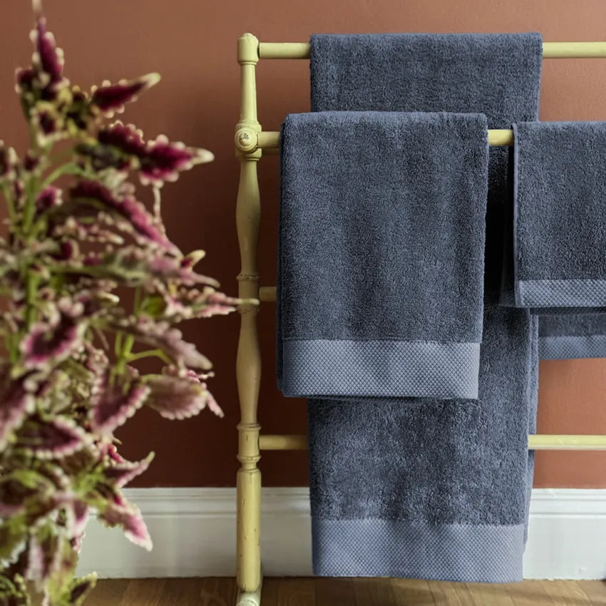 Hand Towel Dalarö, Indigo Blue