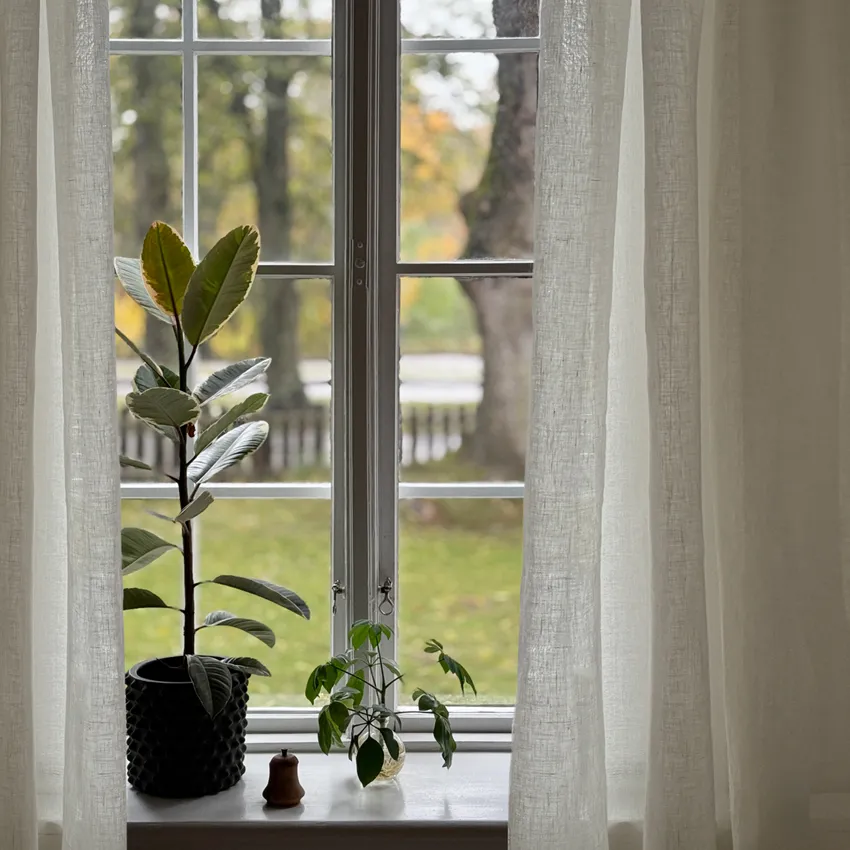 Curtain Panel 2-pack Linus, Off-White