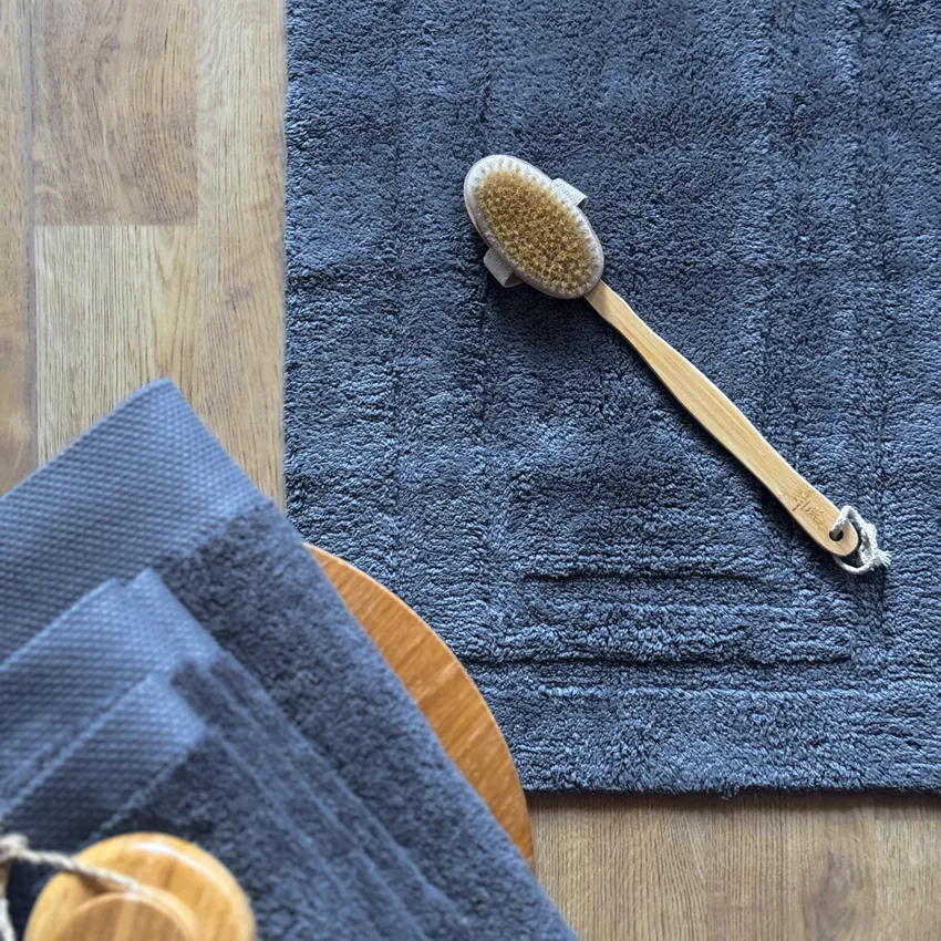 Bath mat Turin, Grey Blue