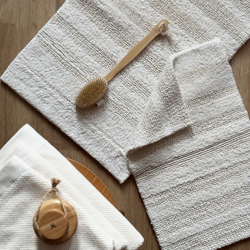 Bath Mat Lucca, Off-White