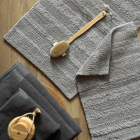 Bath Mat Lucca, Grey