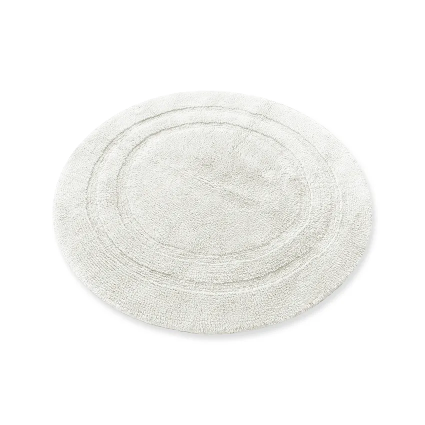 Round Bath Mat Turin, Off-White
