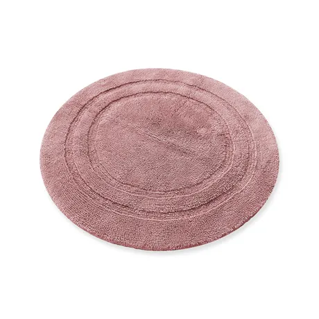 Round Bath Mat Turin, Dark Pink