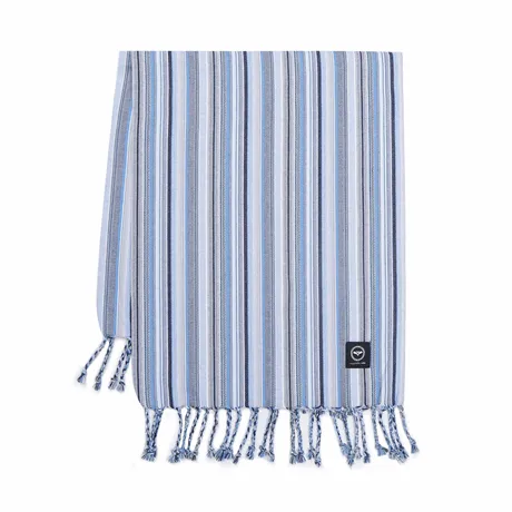 Recycled Bath Sheet Hamam Goa, Blue