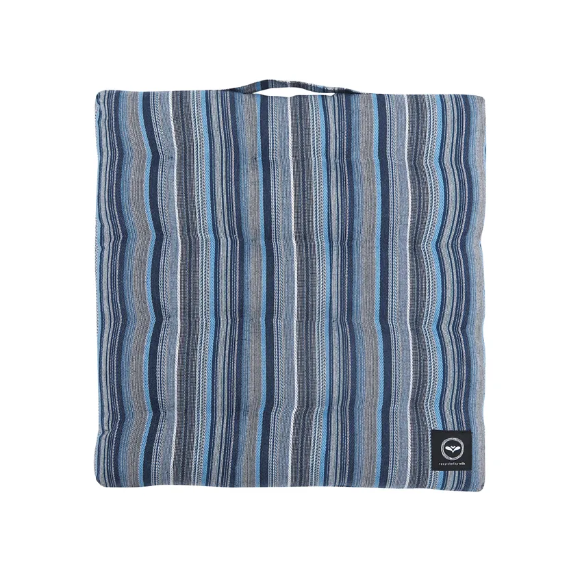 Recycled Chair Pad Goa, Navy Blue