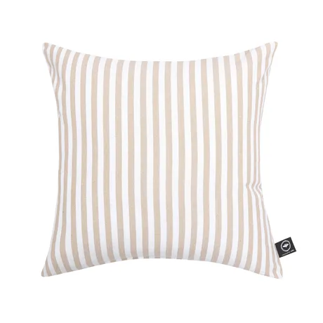 Recycled Cushion Cover Melker, Sand/White