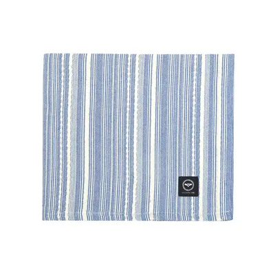 Recycled Tablecloth Ebba, Blue/Beige