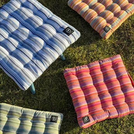 Recycled Chair Pad Goa, Pink