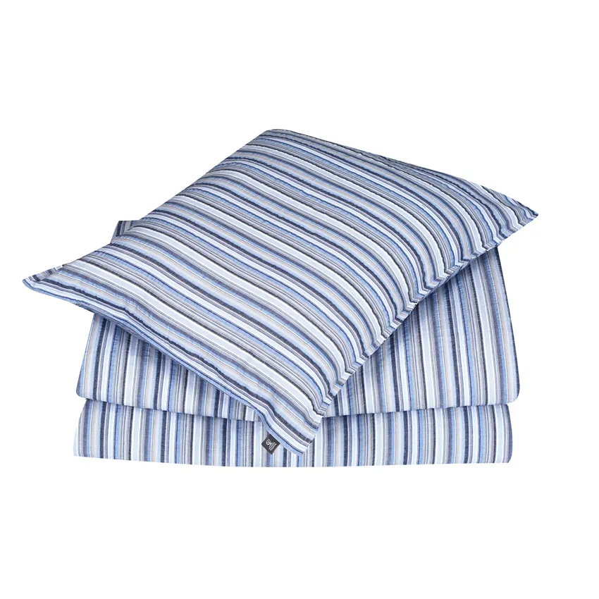 Duvet Cover Set 2-parts Seersucker Goa, Blue