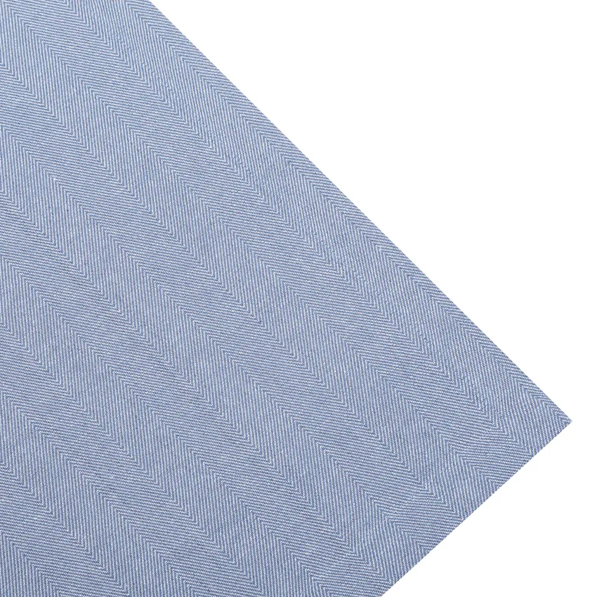 Recycled Tablecloth Emil, Grey Blue/White