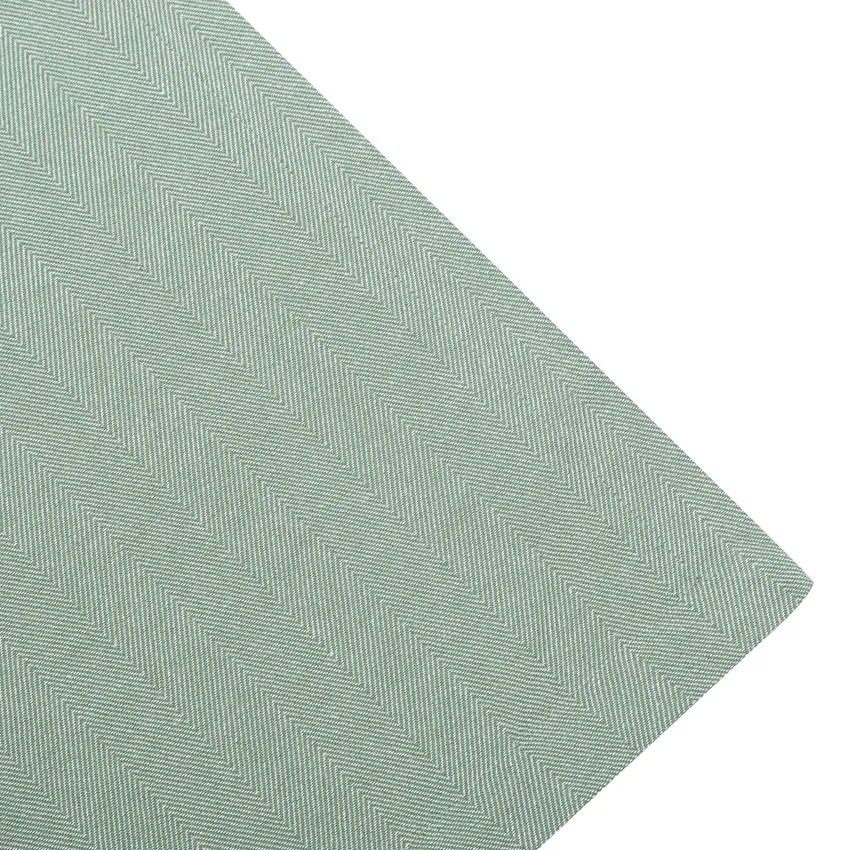 Recycled Tablecloth Emil, Green/White