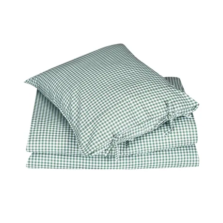 Duvet Cover Set 2-parts Allan, Green/White