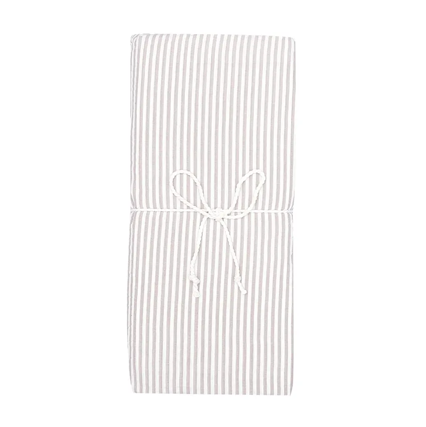 Duvet Cover Set 2-parts Seersucker, Linen/White