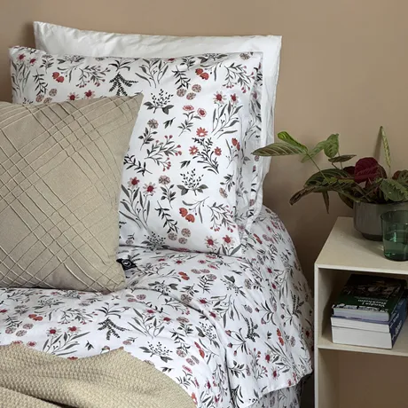 Duvet Cover Set 2-parts Juliana, Orange/Green