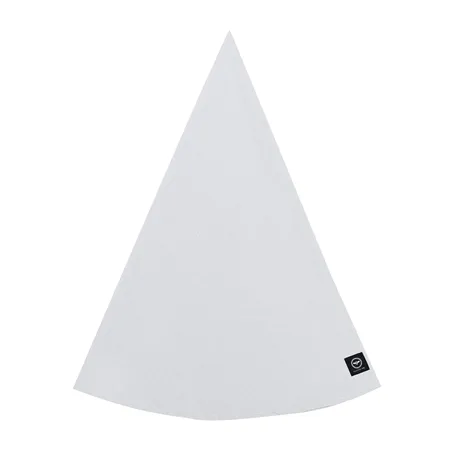 Recycled Wipeable Round Tablecloth Hedvig, Grey/White