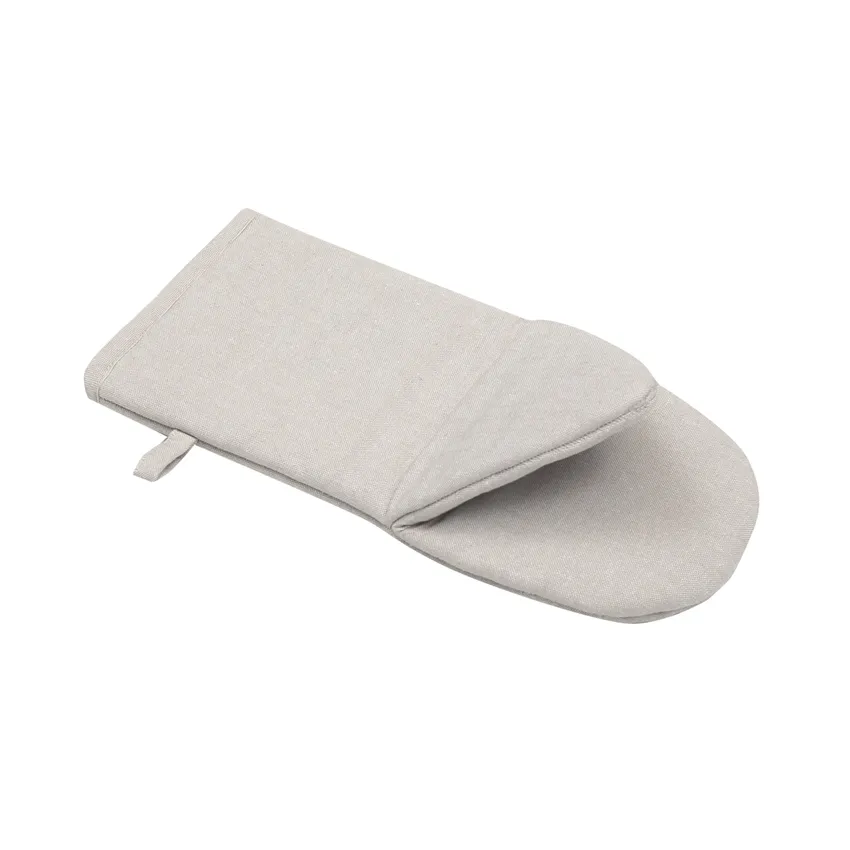 Recycled Oven Mitt Gösta, Linen/White