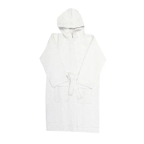 Recycled Children's Bathrobe Wilma, Beige/Silver