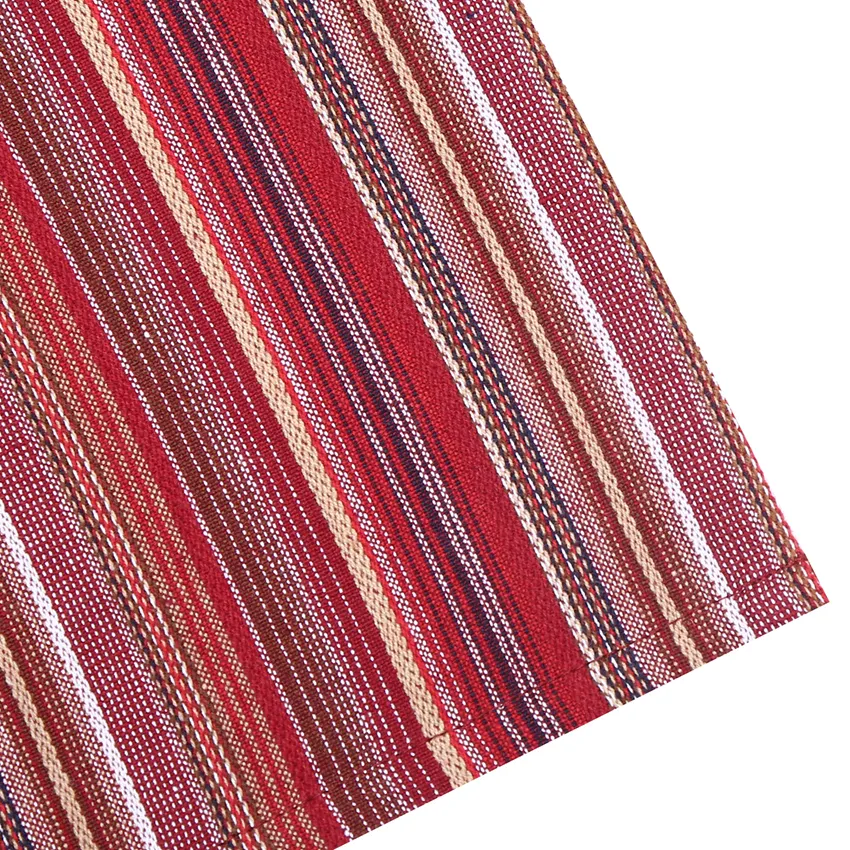 Recycled Tea Towel Recycling Goa, 2-assorted, Dark Red Multi