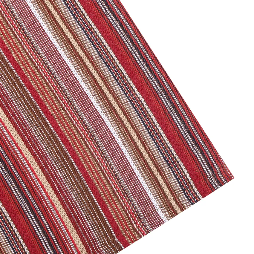 Recycled Tea Towel Recycling Goa, 2-assorted, Dark Red Multi