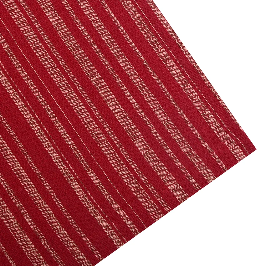 Recycled Tablecloth Charles, Dark Red/Sand