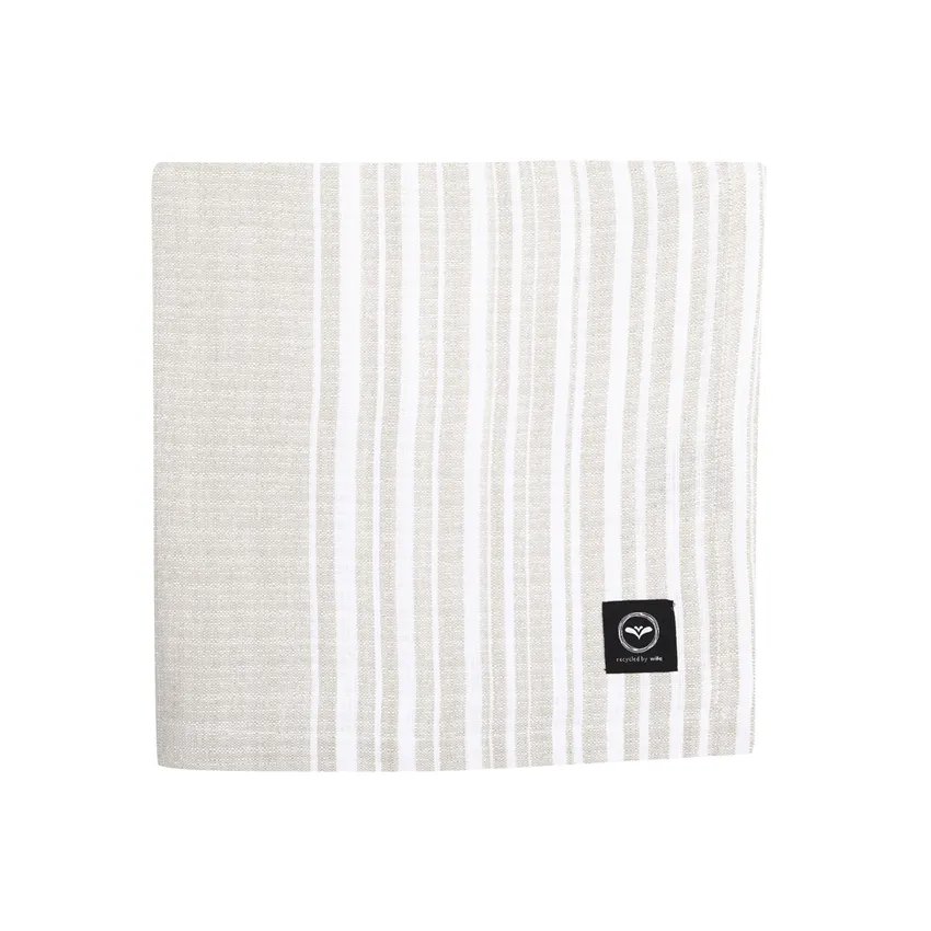 Recycled Tablecloth Charles, Linen/White