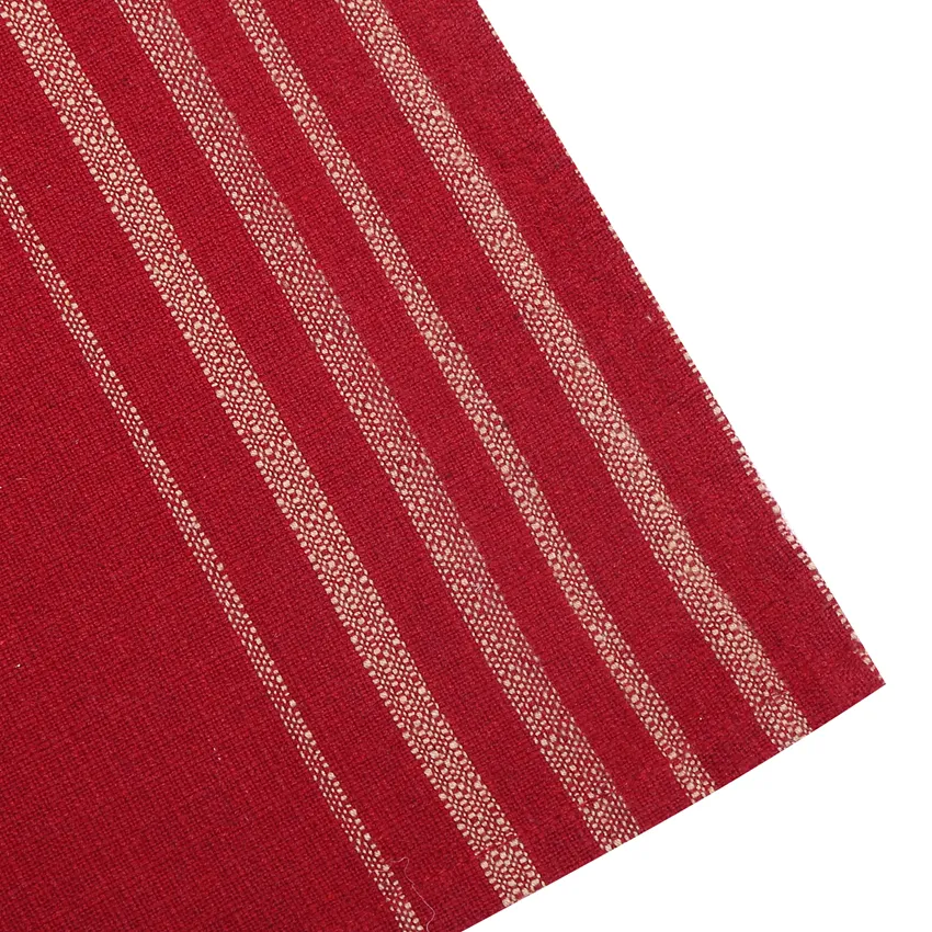 Recycled Tea Towel Charles, Dark Red/Sand