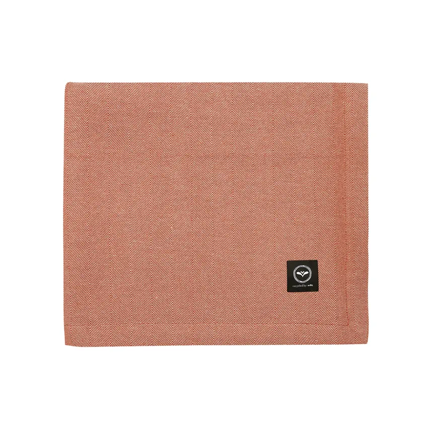 Recycled Tablecloth Emil, Rust/Linen
