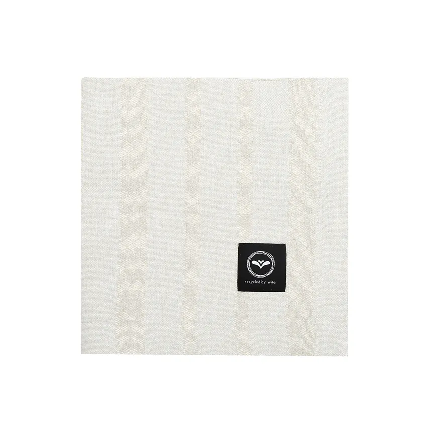 Recycled Tablecloth Molly, Linen/White