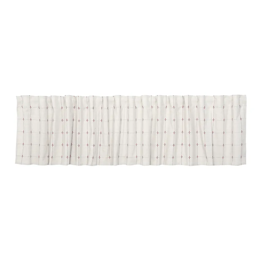 Recycled Curtain Valance Mia, Linen