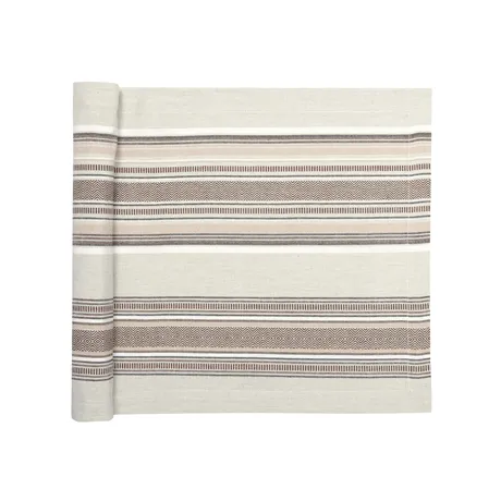 Recycled Table Runner Boda, Linen/Sand