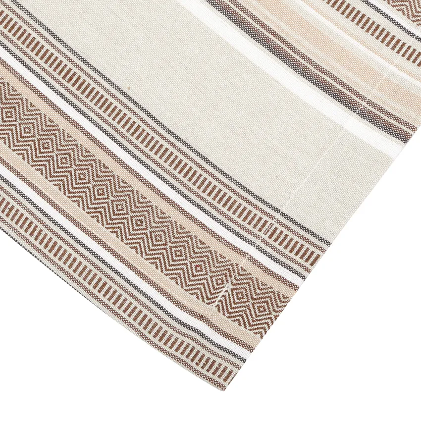 Recycled Tablecloth Boda, Linen/Sand