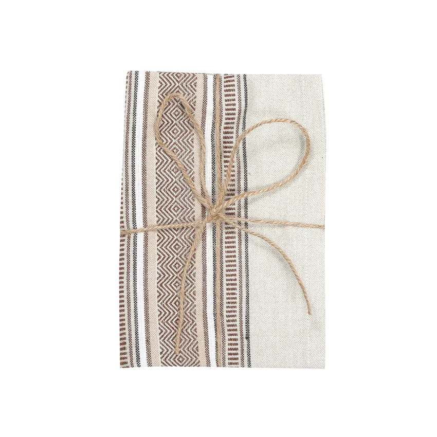 Recycled Tea Towel 2-pack Boda, Linen/Sand