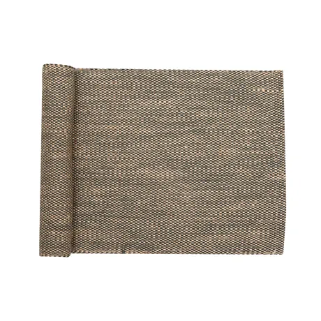 Table Runner Julle, Olive Green/Jute