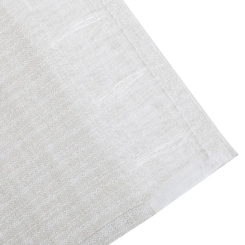 Recycled Curtain Valance Charles, Linen/White