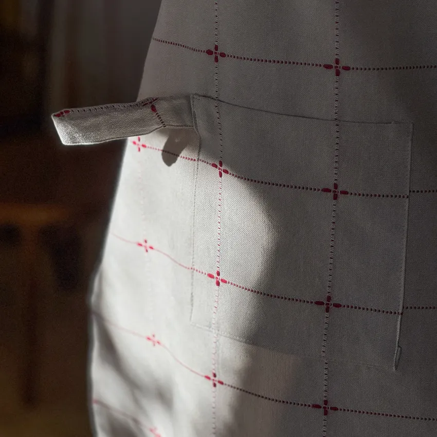 Recycled Apron Mia, Linen