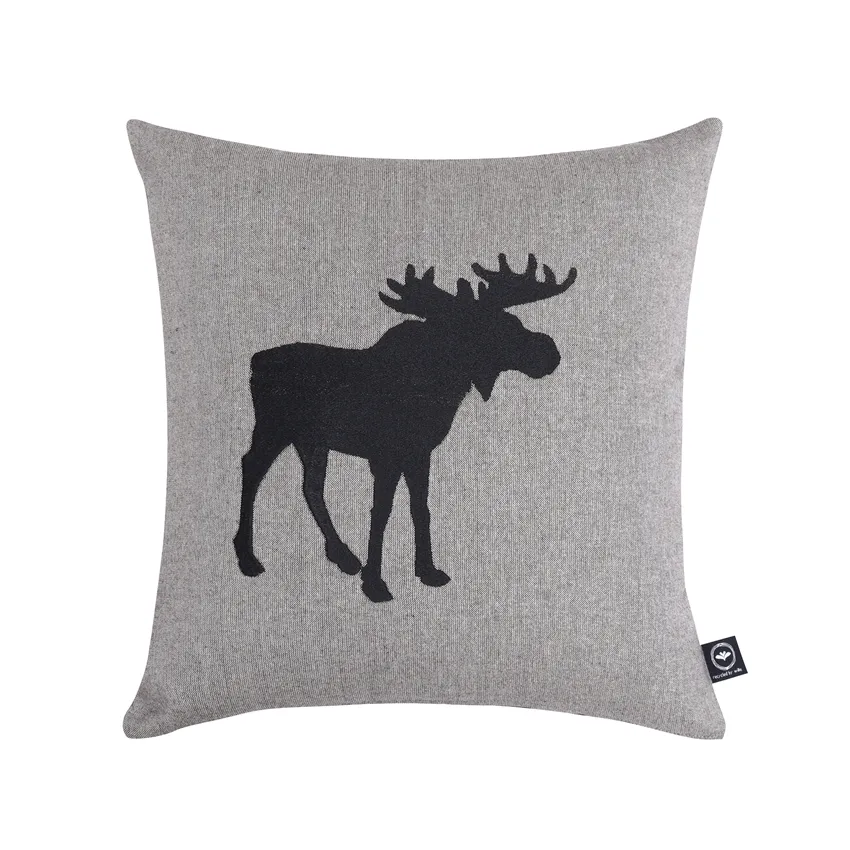 Recycled Cushion Cover Helge, Light Brown