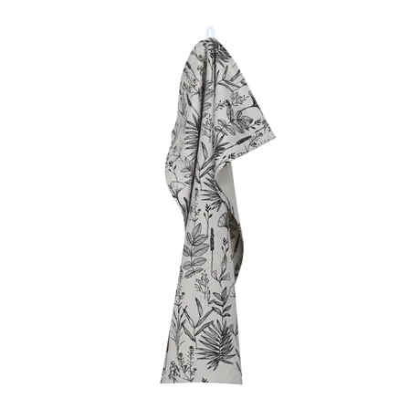 Recycled Tea Towel Ralf, Linen/Black